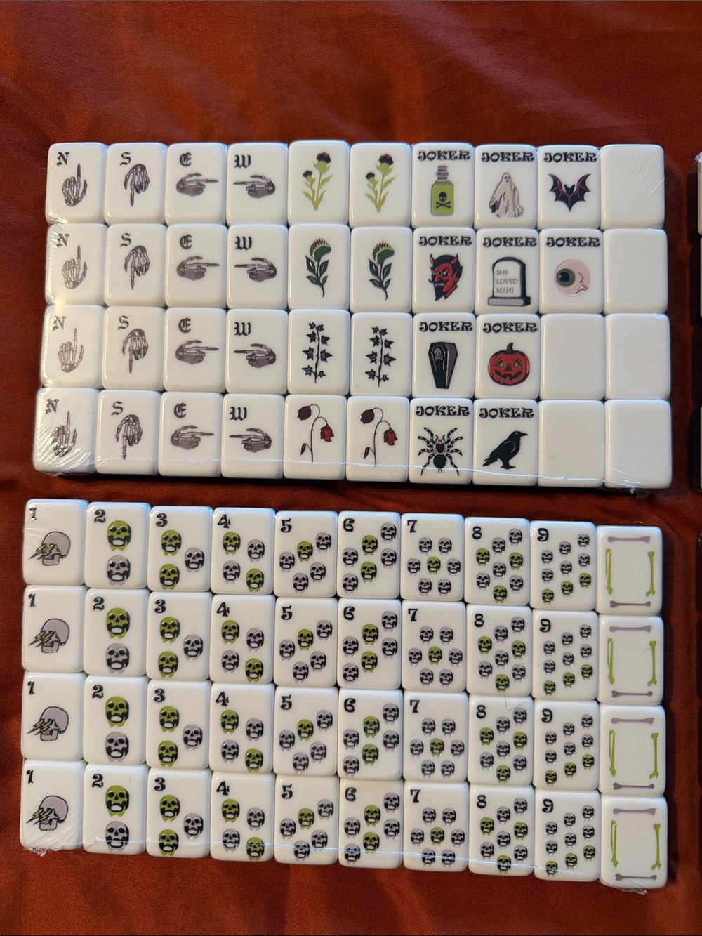Mahjong Halloween Tiles - new in package